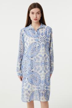 Damen Lang Arm Sommerkleider